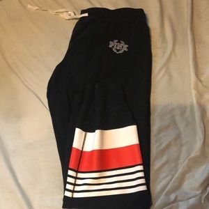 PINK Joggers (Black, Red and White)